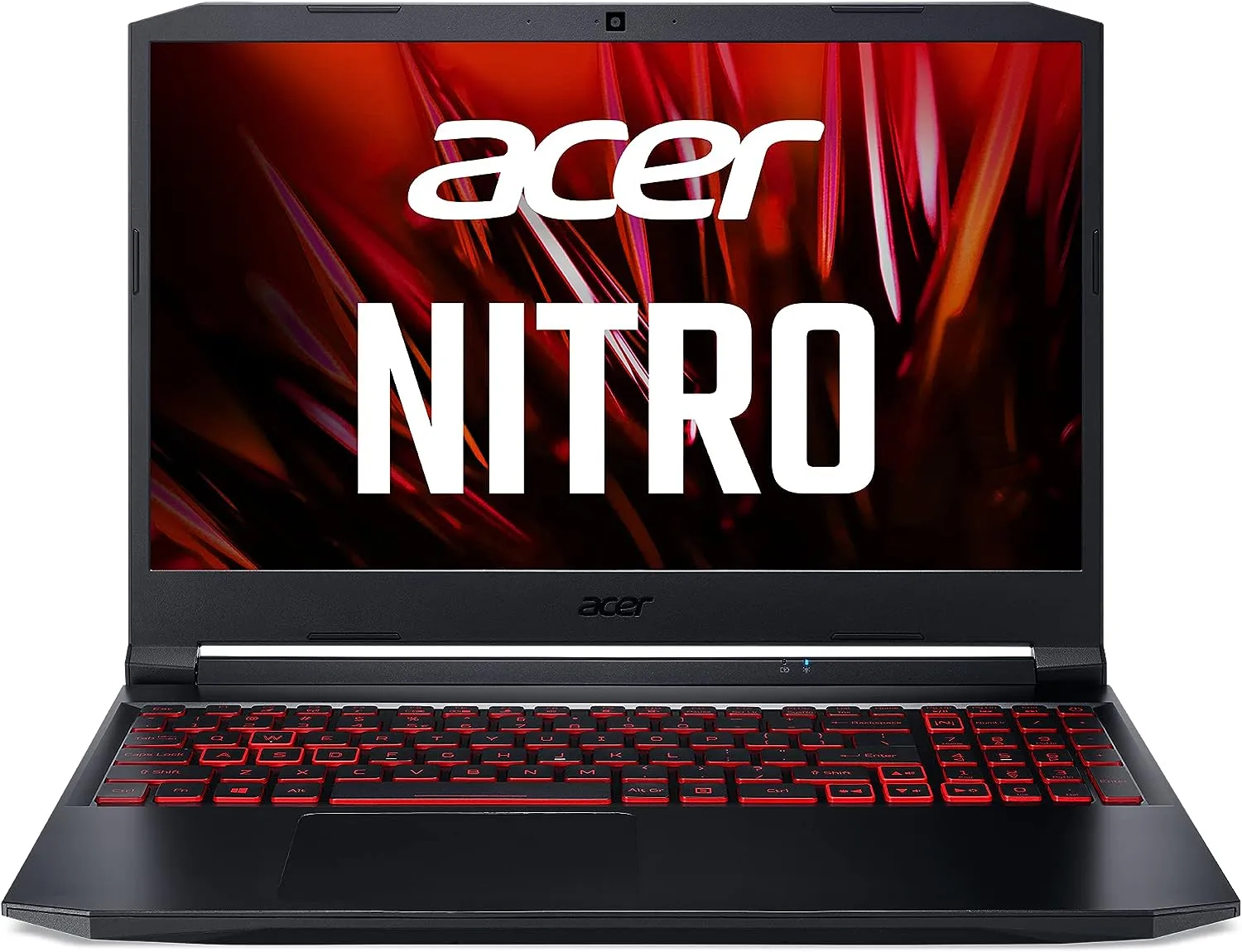 ACER AN515-57-585H Notebook Gamer Nitro 5, CI5 11400H, 8GB, 1TB SDD, (NVIDIA GTX 1650) Windows 11. 15,6” LED FHD IPS Preto e vermelho