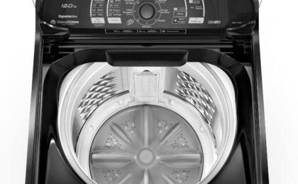 Maquina de lavar Panasonic 12kg Titânio