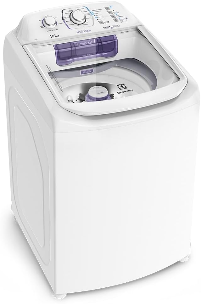 Maquina de Lavar Roupa LAC12 com Dispenser Autolimpante e Cesto Inox, Branco, Electrolux